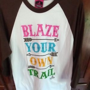 Western baseball shirt